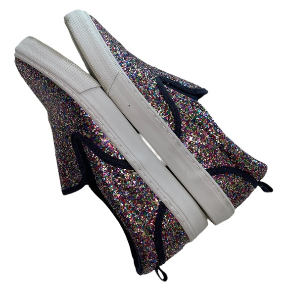 ***RELISTED*** GAPKids Multi Colored Glitter Slip-On Shoes Girls Size 3 - Picture 5 of 12